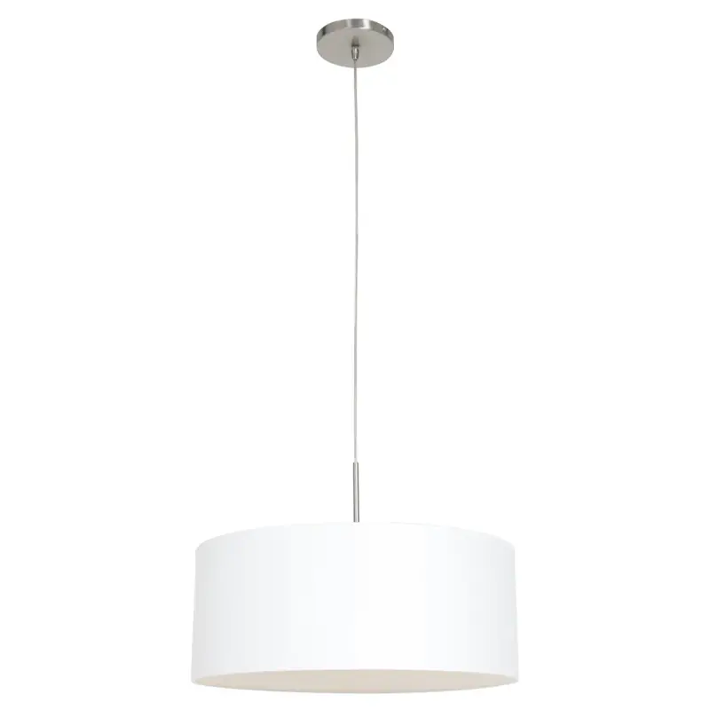 Foto 1 Hanglamp Sparkled Light 3602ST+K10662S Staal-Wit Chintz Sparkled Light 9886ST