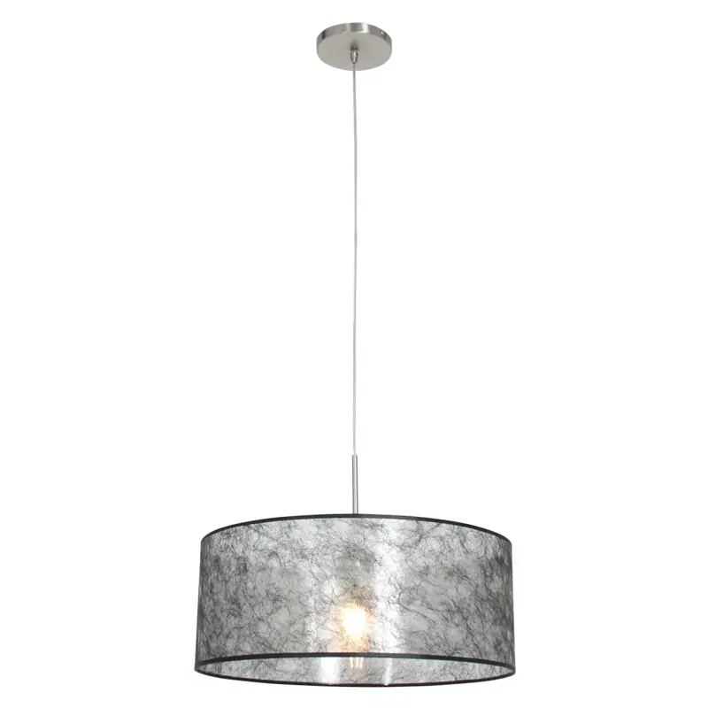 Foto 1 Hanglamp Sparkled Light 9888ST met zwarte kap Sparkled Light 9888ST