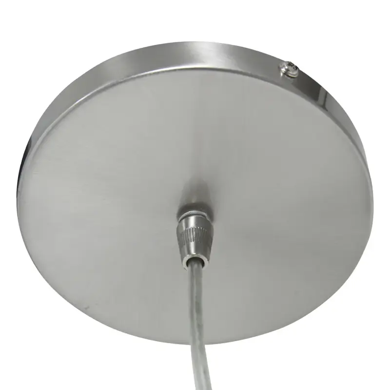 Foto 6 Hanglamp Sparkled Light 3602ST+K1066QS Staal-Wit Linnen Sparkled Light 9889ST