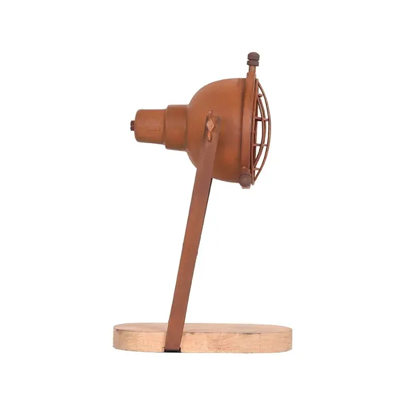 Foto 3 Tafellamp Grid - Rust - Metaal