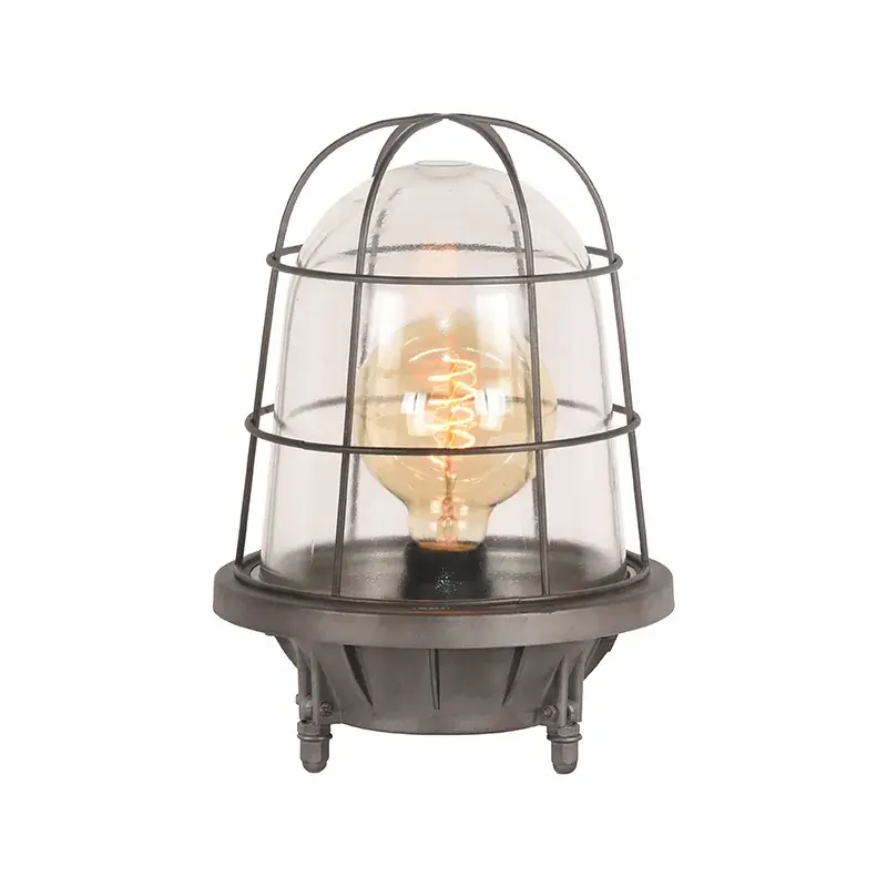 Foto van Tafellamp Seal - Zwart - Metaal