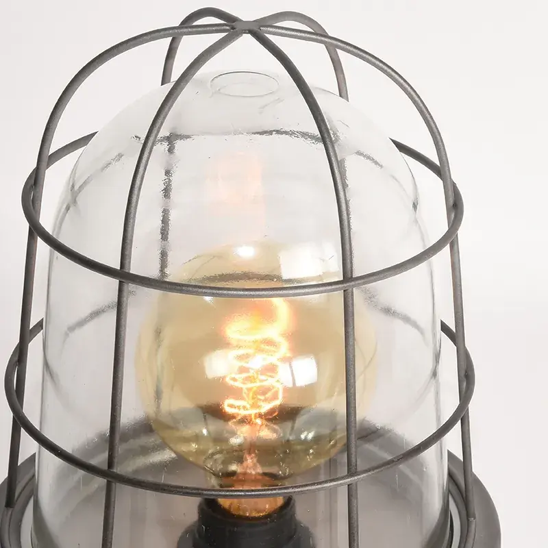 Foto 2 Tafellamp Seal - Burned Steel - Metaal