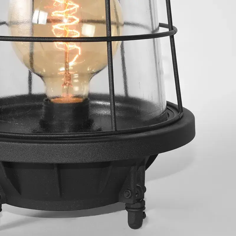 Foto 3 Tafellamp Seal - Zwart - Metaal