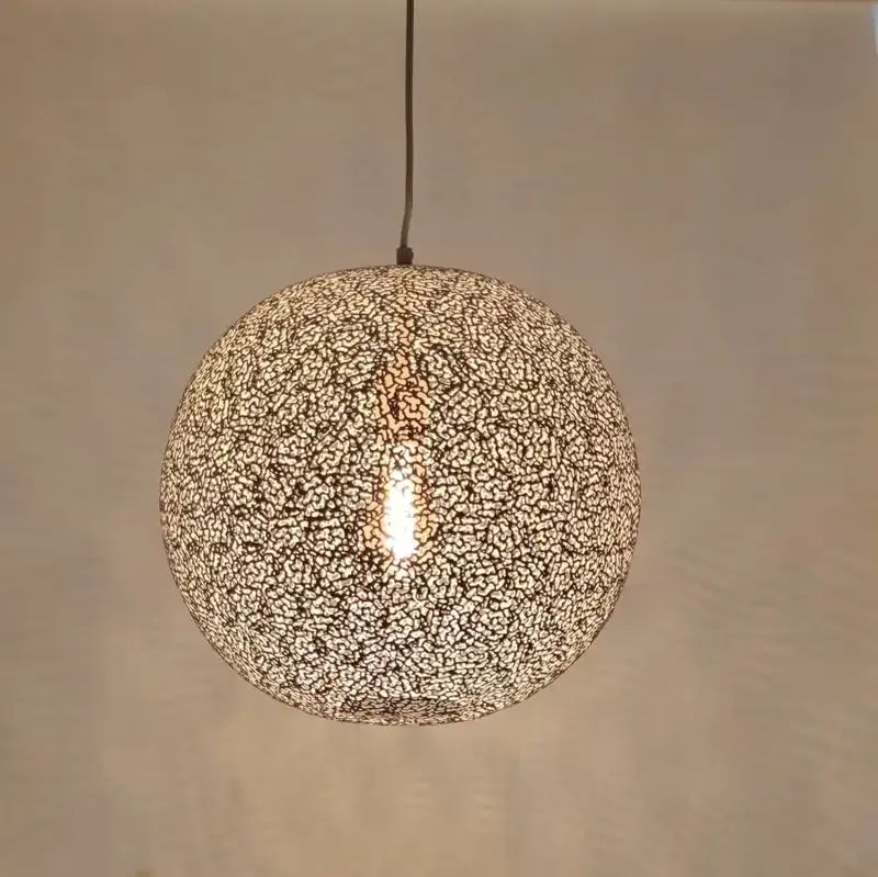 Foto 13 Hanglamp Bert oronero wit 40cm h 1040 w