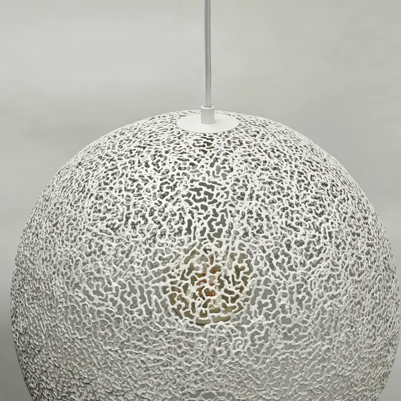 Foto 5 Hanglamp Bert oronero wit 40cm h 1040 w