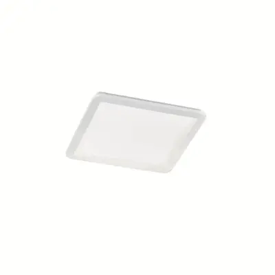 Foto van Badkamer plafondlamp Cami wit vierkant 40cm 3 standen