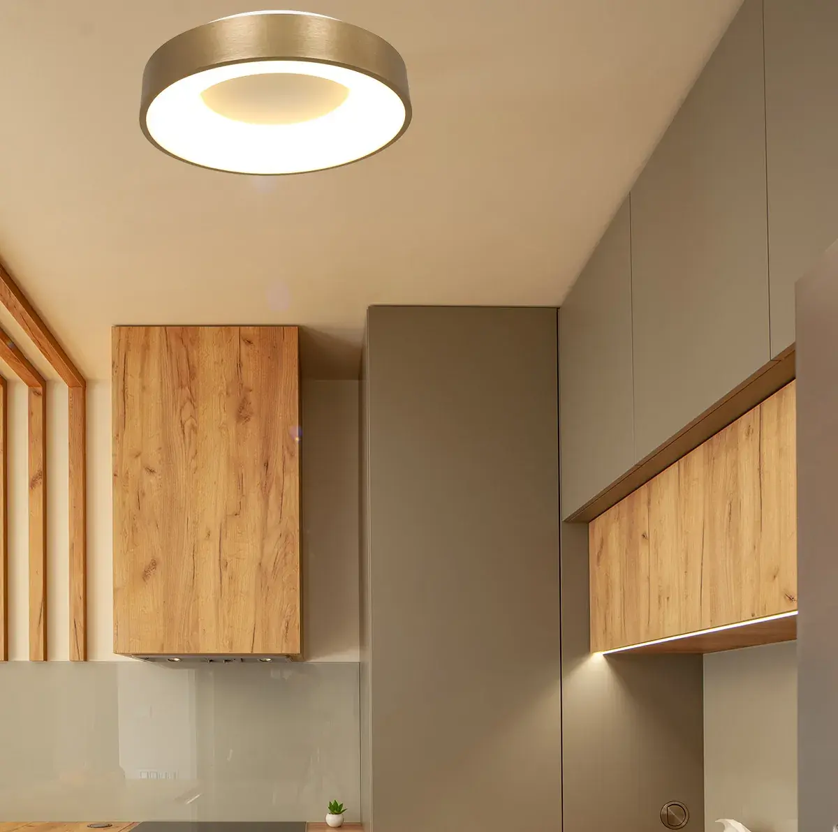 Foto 2 Plafondlamp Ringlede 2562GO Goud Ø38cm Ringlede 2562GO