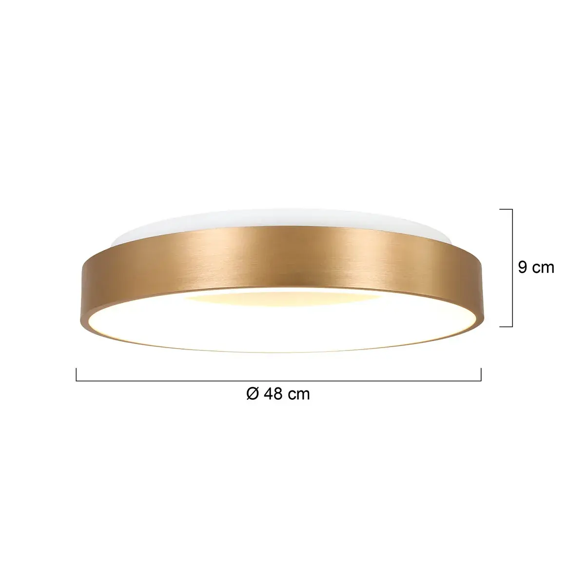 Foto 6 Plafondlamp RInglede 2563GO Goud Ø48cm Ringlede 2563GO