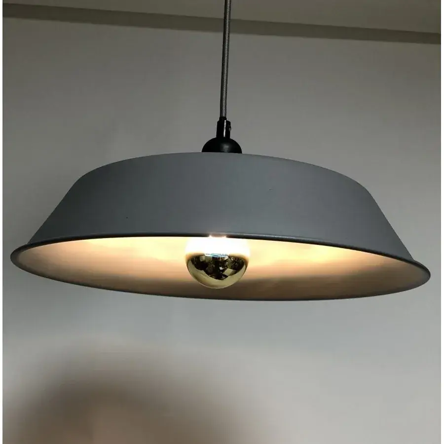 Foto 4 Hanglamp Bes Vintage grijs 36cm