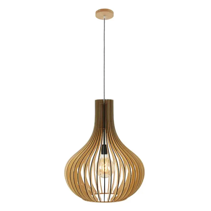 Foto 1 Hanglamp Smukt 2697BE Blank hout Smukt 2697BE
