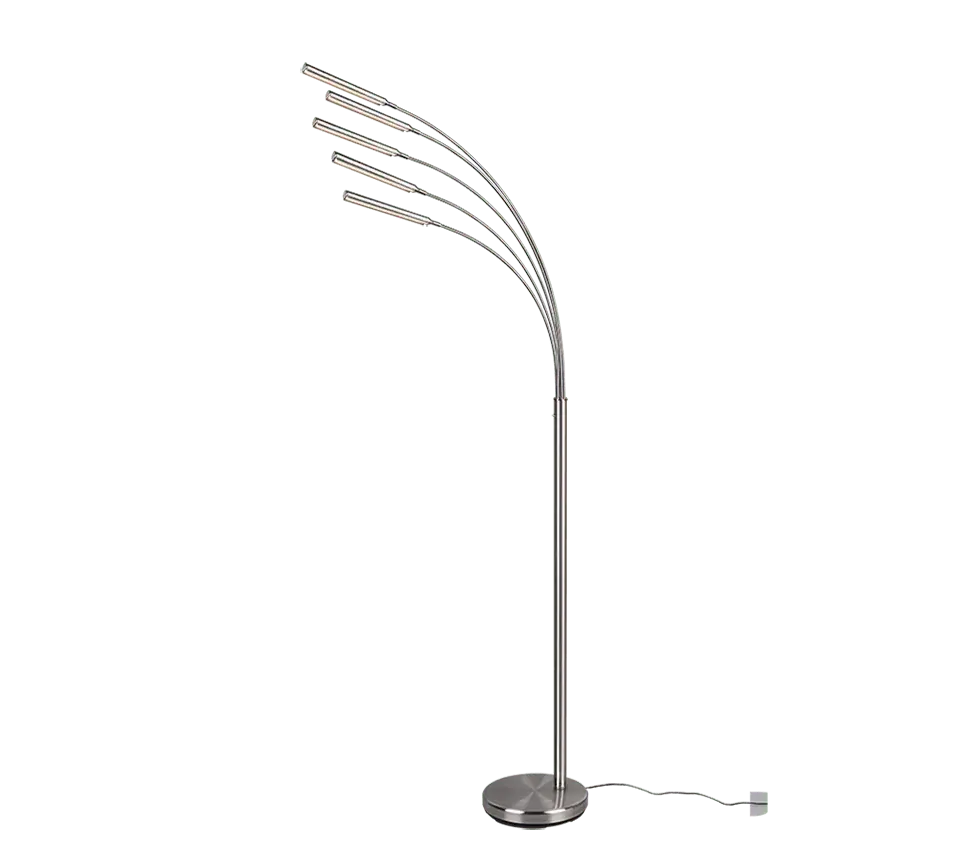 Foto van Vloerlamp Touchy Staal