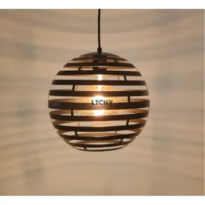 Foto van Hanglamp Nettuno zwart 30cm h 4330 z