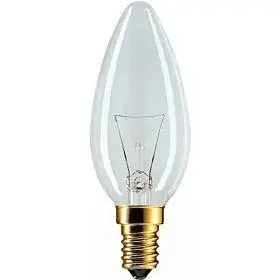 Foto van kaarslamp 40w E14 230V Helder (18-3402) 6-3402 *