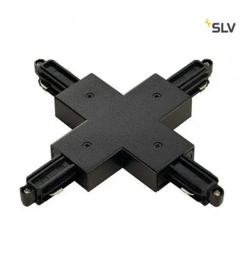 Foto van Kruis koppeling voor 1-fase rail Wit