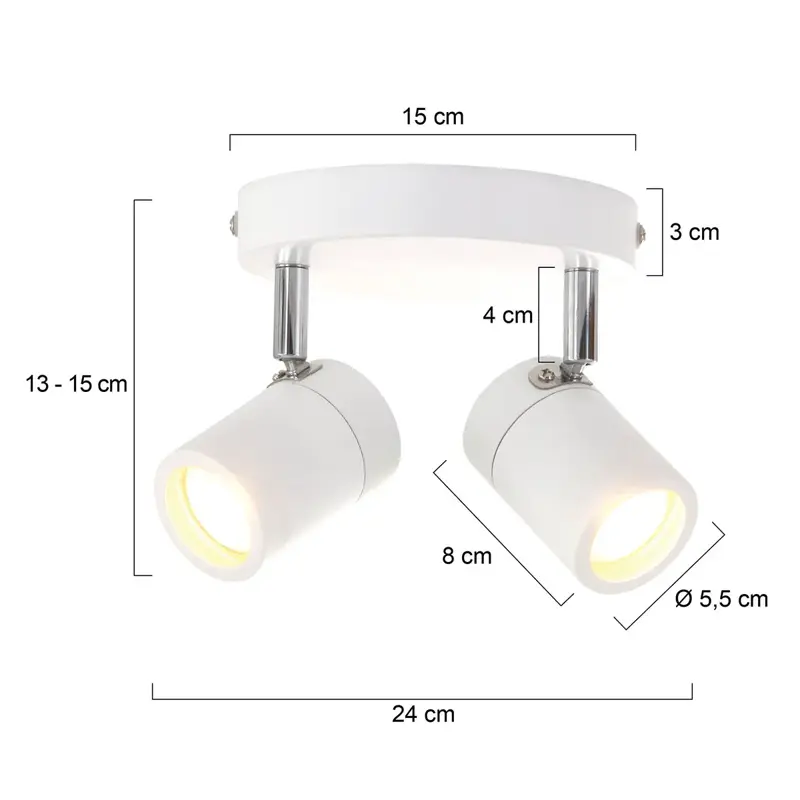 Foto 6 Spot Upround 2487W Wit Upround LED 2487W