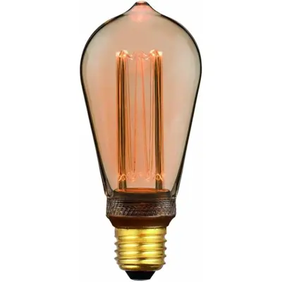 Foto van E27 5Watt Led Gold 64mm incl. Stappen Dimmer
