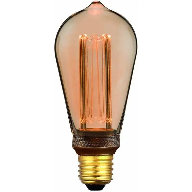 Foto 1 E27 5Watt Led Gold 64mm incl. Stappen Dimmer