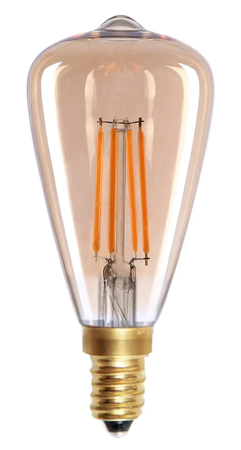 Foto 1 Led lamp Filament E14 Edison Amber