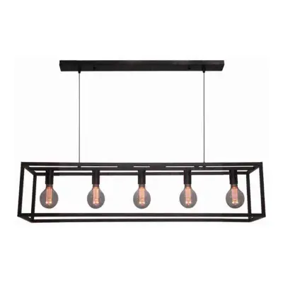 Foto van Hanglamp Esteso 5 lichts H 1805 Z