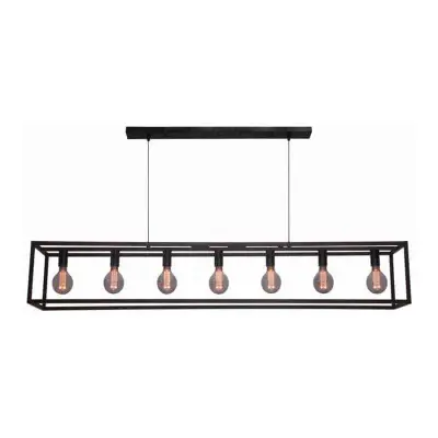 Foto van Hanglamp Esteso 7 lichts H 1807 Z