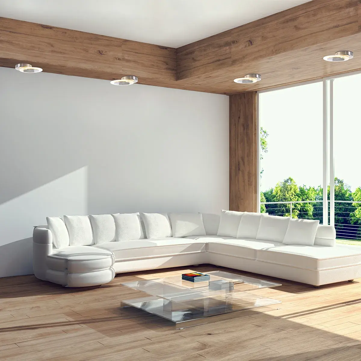 Foto 2 Wandlamp Ceiling & Wall 2564ST Staal Lido 2564ST