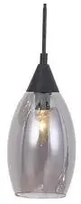 Foto 15 Hanglamp Macchia Vide Zwart Smoke Glas 6L