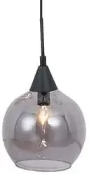 Foto 8 Hanglamp Macchia Vide Zwart Smoke Glas 6L