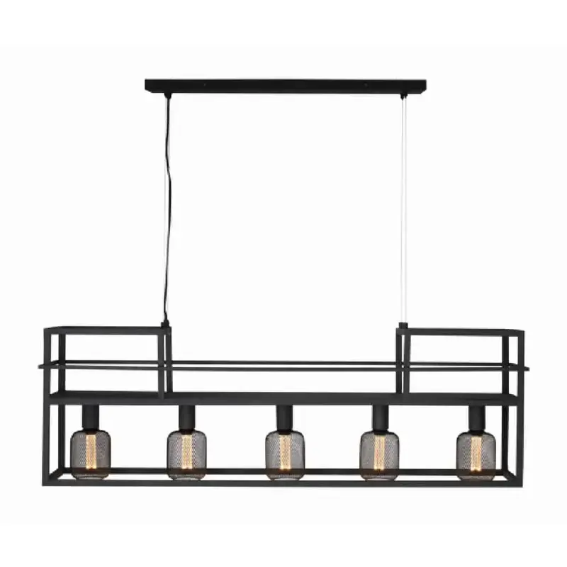 Foto 2 Hanglamp Culinara zwart 5 bovenop opbergplaats h 3185 z
