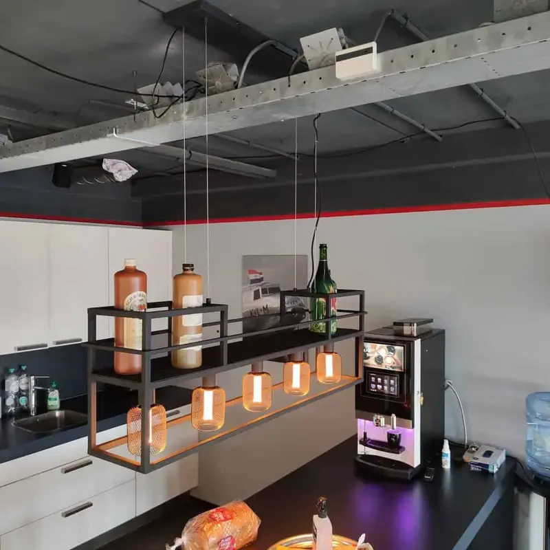 Foto 5 Hanglamp Culinara zwart 5 bovenop opbergplaats h 3185 z