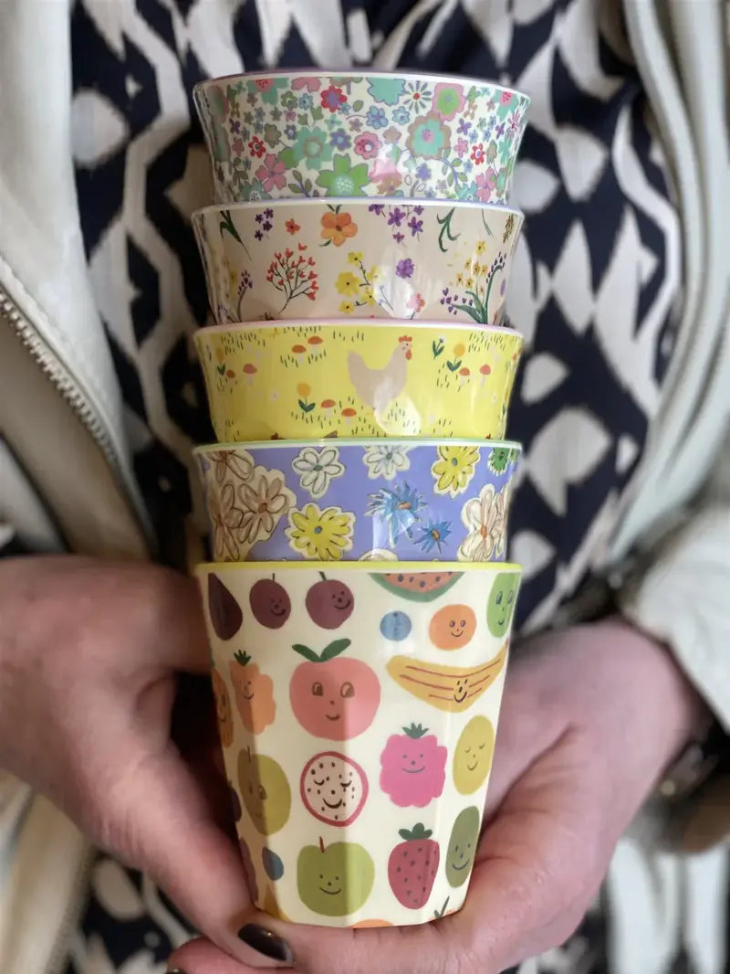 Foto 3 Melamine beker M Wild Flower