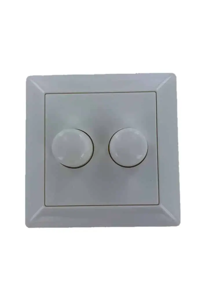 Foto 1 DUO knop dimmer en plaat