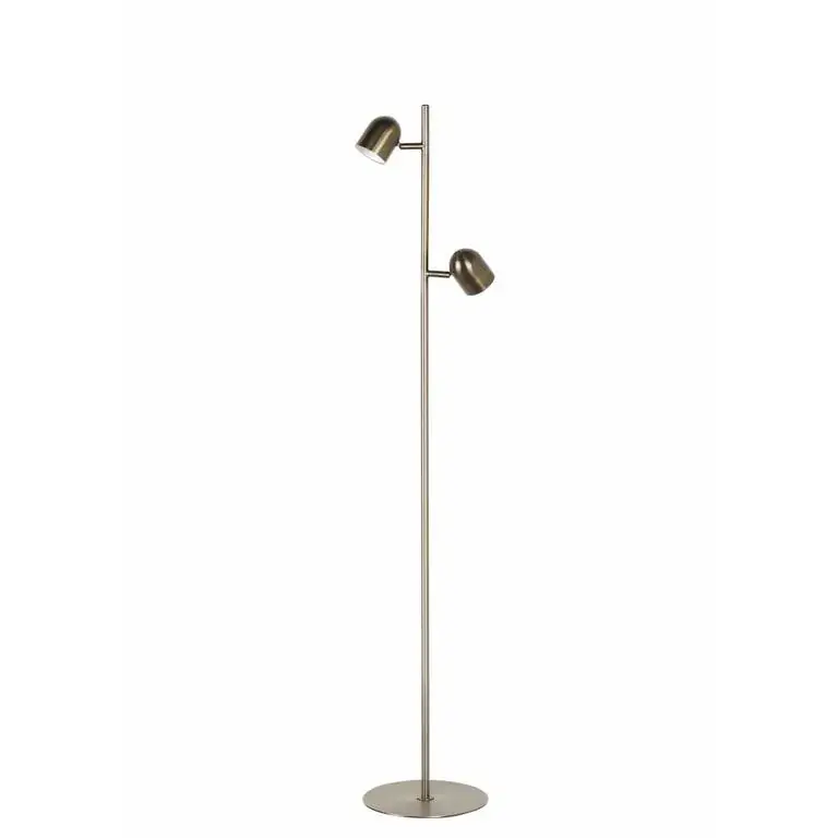 Foto van Vloerlamp Ovale Zwart 2 lichts