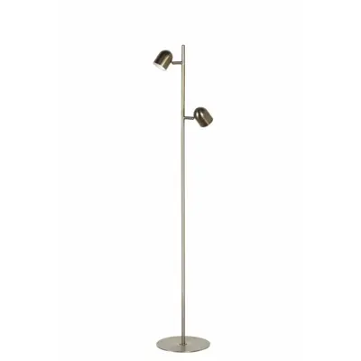 Foto van Vloerlamp Ovale Brons 2 lichts
