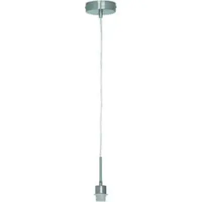 Foto 2 Oslo hanglamp los armatuur H 8001 S staalkleur 150 cm