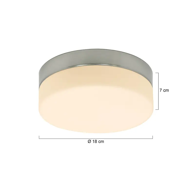 Foto 5 Plafondlamp Ikaro 1362ST Staal Ikaro 1362ST