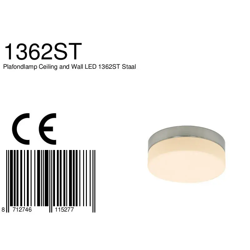 Foto 6 Plafondlamp Ikaro 1362ST Staal Ikaro 1362ST