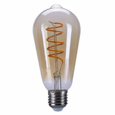 Foto van Edison 9 watt Led lamp Dimbaar E27
