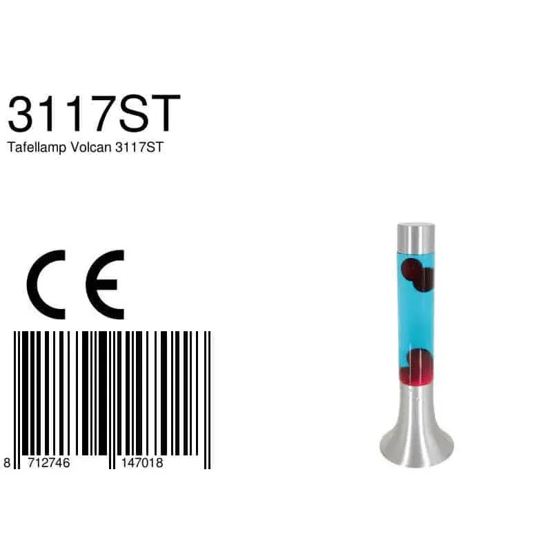 Foto 7 Tafellamp Volcan 3117ST Staal Volcan