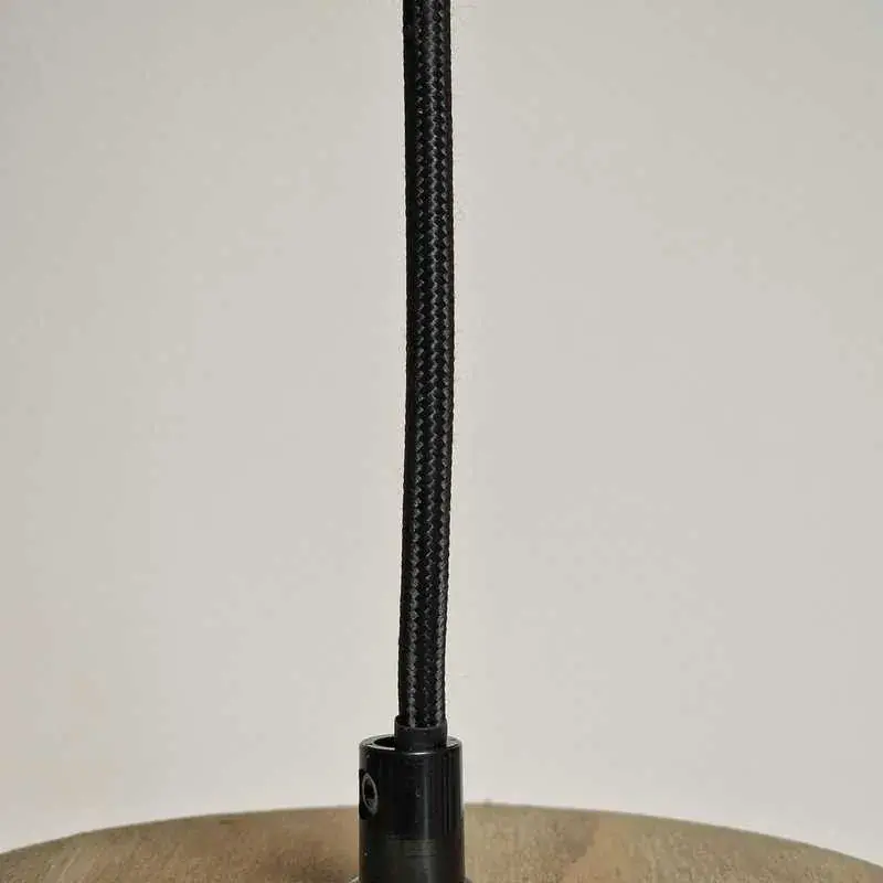 Foto 4 Hanglamp Kroonluchter zakkroon Treccia Tricia Hout open 60x40cm