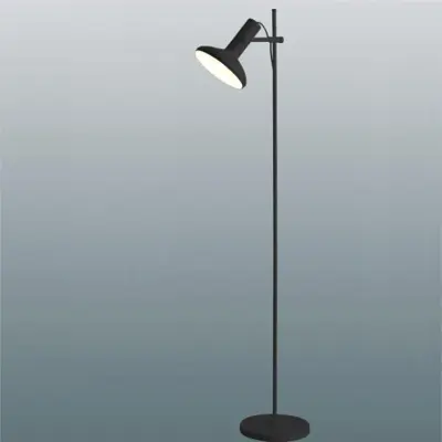 Foto van Vectro vloerlamp zwart 1- lichts VL 1939 ZW 151 cm