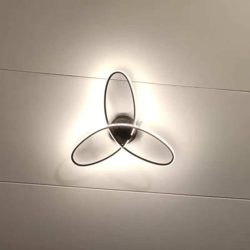 Foto 8 Plafondlamp Spike zwart PL 1390 z met 3 standen dimmer