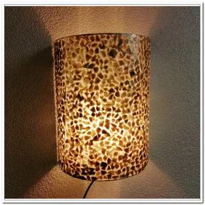 Foto van Apollo wandlamp goud / amber