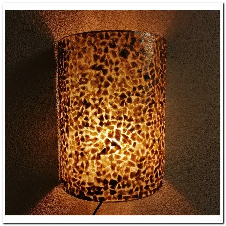 Foto 3 Apollo wandlamp goud / amber