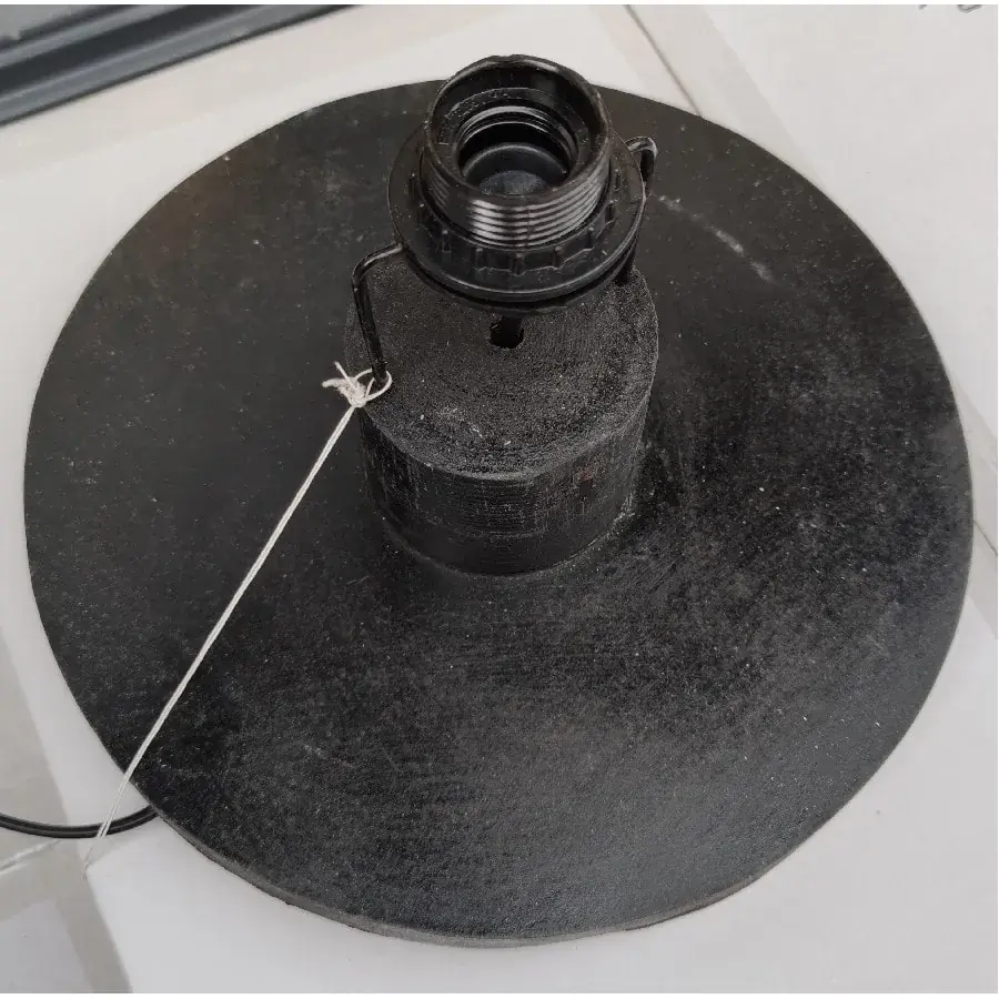 Foto 3 Tafellamp vloerlamp Wangi wit Staande bol 60 cm