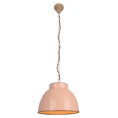 Foto van Hanglamp Jesse Vintage Roze ketting 1 lichts 26cm