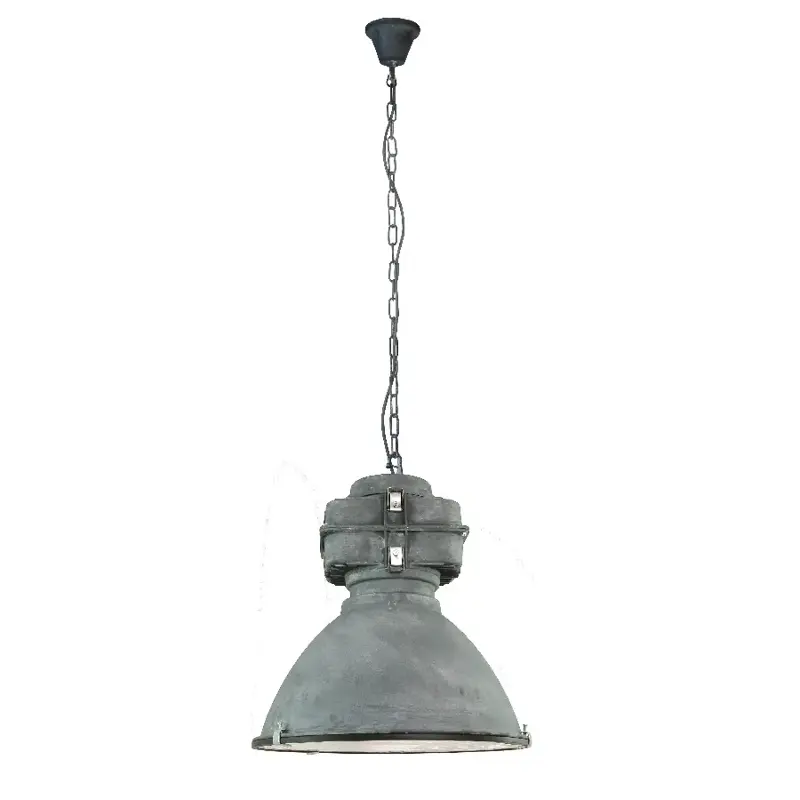 Foto 2 Hanglamp Industrie M beton grijs