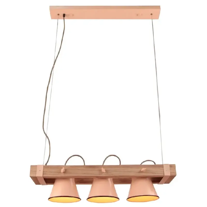 Foto 1 Hanglamp Vintage Jesse roze 3l