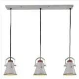 Foto 1 Hanglamp Vintage Jesse wit 3l