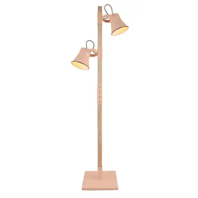 Foto van Vloerlamp Vintage Jesse Roze 2l