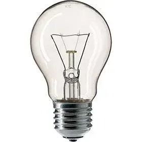 Foto van 60w gloeilamp Philips helder e27